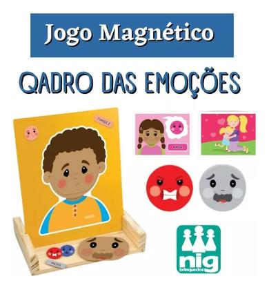 Imagem de Jogo Quadro Das Emoções Magnético Envio Imediato Nig