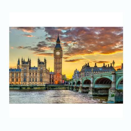 Imagem de Jogo Quebra Cabeça 1000 Peças Londres Big Ben Pais & Filhos