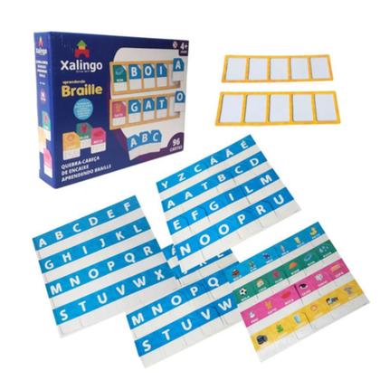 Imagem de Jogo Quebra-Cabeça De Encaixe Aprendendo Braile Xalingo