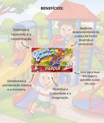 Imagem de Jogo Quebra-cabeça Parque IOB Para Crianças E Adolescentes
