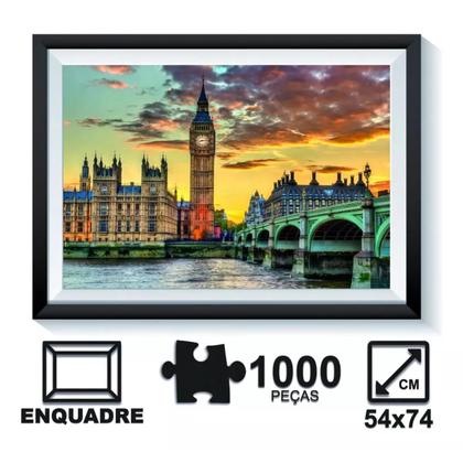 Imagem de Jogo Quebra-cabeça Premium Big Ben Londres de 1000 Pç Puzzle