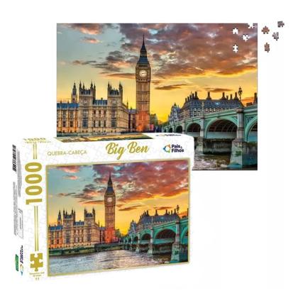 Imagem de Jogo Quebra-cabeça Premium Big Ben Londres de 1000 Pç Puzzle