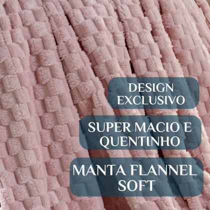 Imagem de Jogo Queen Size Cobertor Grosso Bliss Super Quentinho