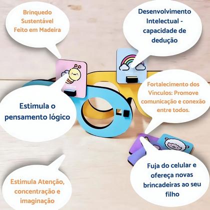 Imagem de Jogo Quem Sou Eu Infantil Educativo Brinquedo Criança Cartas