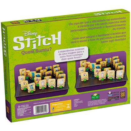 Imagem de Jogo Quem Sumiu Stitch Disney 4615 Grow