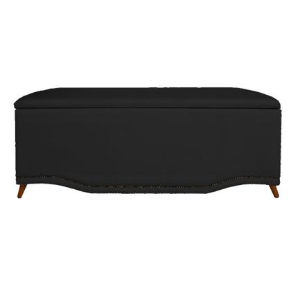 Imagem de Jogo Recamier Baú + Cabeceira Dafne Para Cama Box Casal Queen 160 Cm - Sv Decor