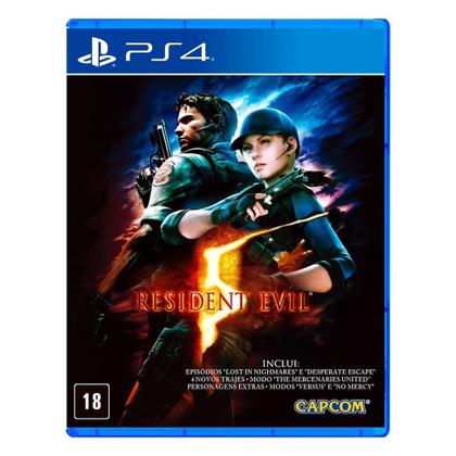Imagem de Jogo Resident Evil 5, PS4 - CP000022PS4