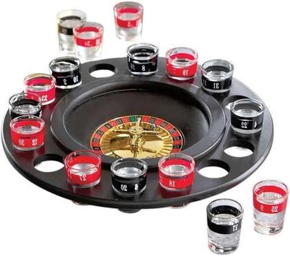Imagem de Jogo roleta drink cassino 17 peça fng6616