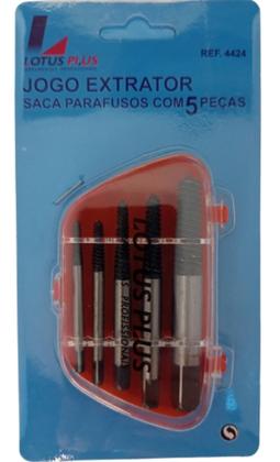 Imagem de Jogo Saca Extrator De Parafusos Com 5 Peças