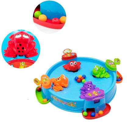 Imagem de Jogo Sapinhos Comilões Jogo Educativo Infantil Papa Bolinhas Papa Sapo Brinquedo Criança 5 Anos