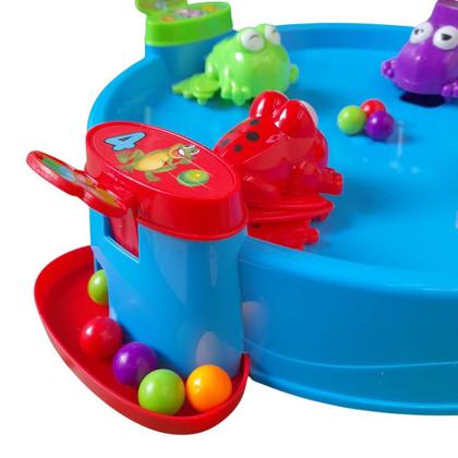 Imagem de Jogo Sapinhos Comilões Jogo Educativo Infantil Papa Bolinhas Papa Sapo Brinquedo Criança 5 Anos