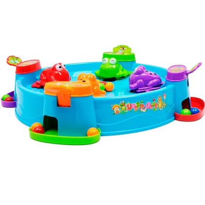 Imagem de Jogo Sapinhos Comilões Jogo Educativo Infantil Papa Bolinhas Papa Sapo Brinquedo Criança 5 Anos