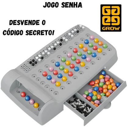 Jogo Senha Grow Desvende o Código Secreto - Jogos de Tabuleiro