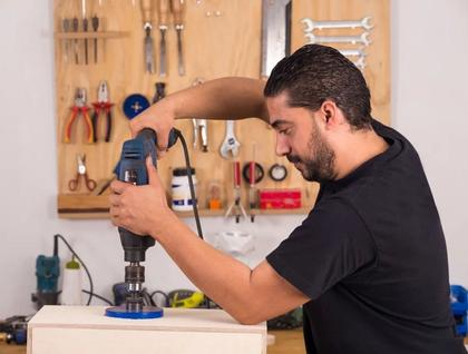 Imagem de Jogo Serra Copo Aço Temperado 11 Peças Profissional Para Madeira Compensado Gesso + Estojo