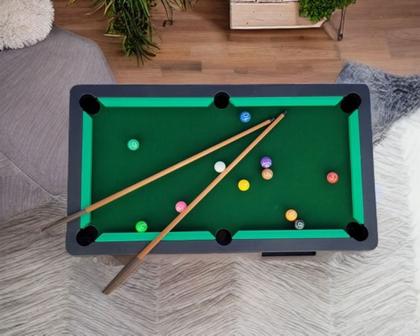Imagem de Jogo Snooker de Luxo Braskit Mini Mesa Sinuca Bilhar Infantil