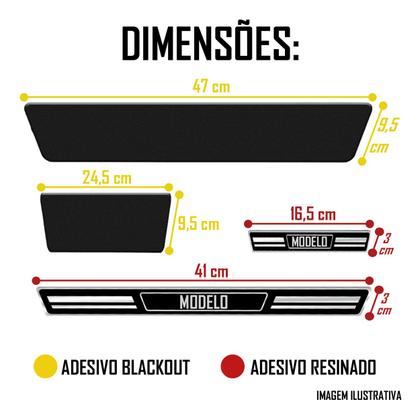Imagem de Jogo Soleira Onix Joy Hatch e Sedan 2013 a 2021