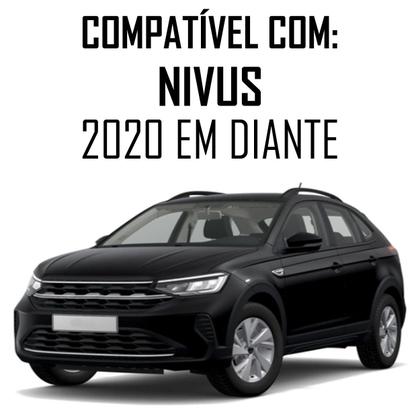 Imagem de Jogo Soleira Premium Elegance Nivus 2020 em Diante - 4 Portas ( Vinil + Resinada 8 Peças )