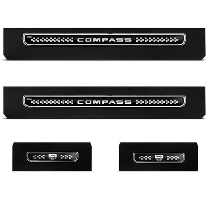 Imagem de Jogo Soleira Resinada E Vinil Blackout Jeep Compass 16 A 18