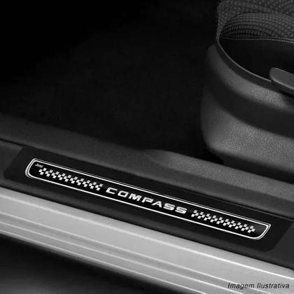 Imagem de Jogo Soleira Resinada E Vinil Blackout Jeep Compass 16 A 18