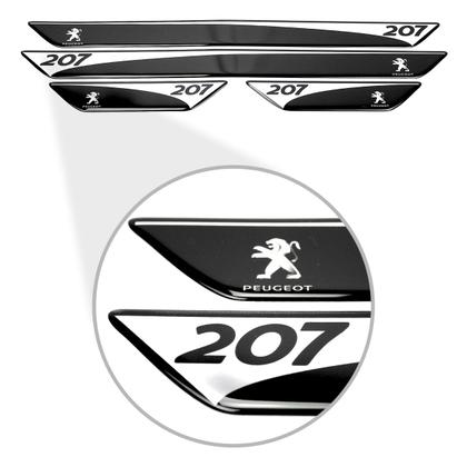 Imagem de Jogo soleira resinada peugeot 207 4 peças