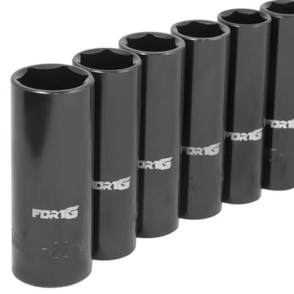 Imagem de Jogo Soquetes de Impacto 1/2 Pol. Longos com 9 Peças