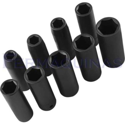 Imagem de Jogo Soquetes De Impacto c/Encaixe 6560 1/2 9pç Waft