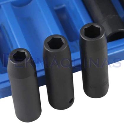 Imagem de Jogo Soquetes De Impacto c/Encaixe 6560 1/2 9pç Waft