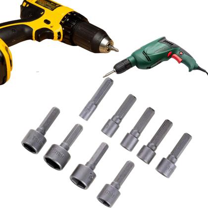 Imagem de Jogo Soquetes e Chaves Canhão 5 6 7 8 9 10 11 12 e 13mm