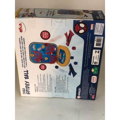 Imagem de Jogo Spidey Ball/LANÇADOR/ELKA/JOGO/PLASTICO/AMARELO, azul, vermelho/alvo