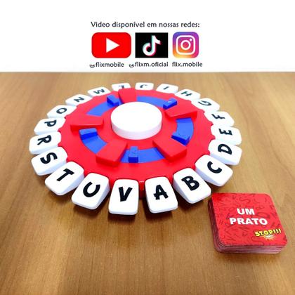 Imagem de Jogo Stop Eletrônico Oooo êeee Stop Interativo com Cartas Perguntas Jogo Raciocínio