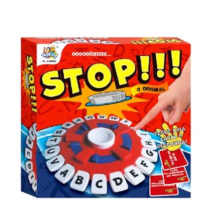 Imagem de Jogo Stop Eletrônico Oooo êeee Stop Interativo com Cartas Perguntas Jogo Raciocínio