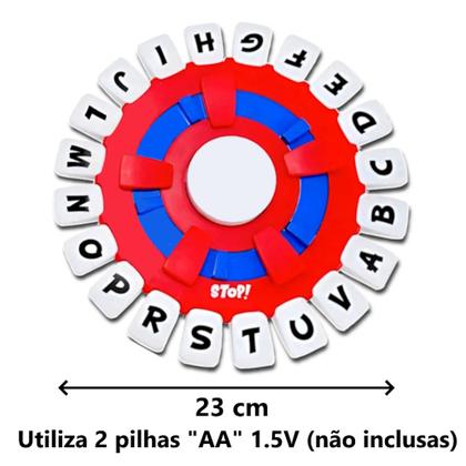 Imagem de Jogo Stop Eletrônico Oooo êeee Stop Interativo com Cartas Perguntas Jogo Raciocínio