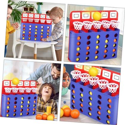 Imagem de Jogo Super Basquete Brinquedo Basketball Duplo Bolinhas - Braskit
