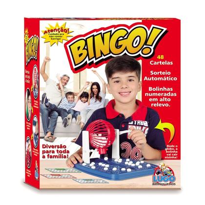 Imagem de Jogo Super Bingo Com 48 Cartelas - Lugo Brinquedos