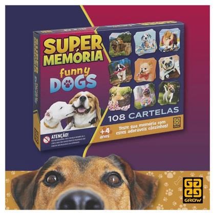 Imagem de Jogo Super Memória Funny Dogs Grow 03935