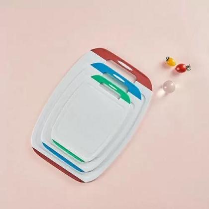 Imagem de Jogo Tábua Corte 3 Peças Biju Polipropileno Branco Neoflam