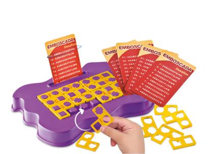 Imagem de Jogo Tabuleiro Emboscada Com 50 Desafios Didático - Plasbrink