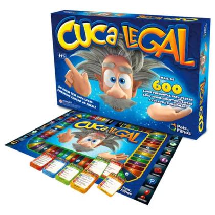 Imagem de Jogo tabuleiro infantil cuca legal +600 perguntas educativas