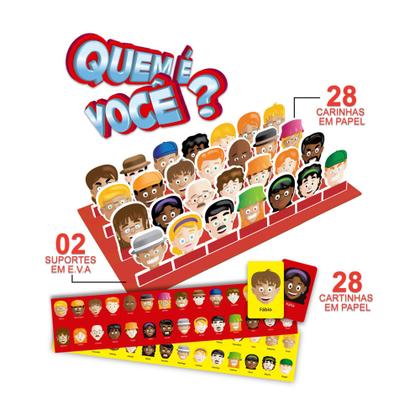 Imagem de Jogo Tabuleiro Qual é a Palavra Testar Conhecimentos + Quem é Você Cara a Cara - Pais e Filhos