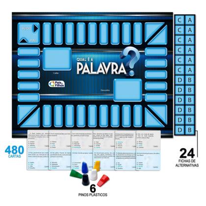 Imagem de Jogo Tabuleiro Qual é a Palavra Testar Conhecimentos + Quem é Você Cara a Cara - Pais e Filhos