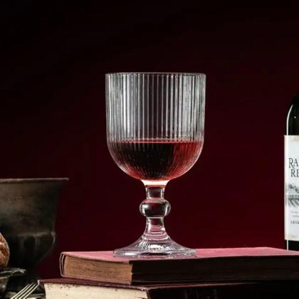 Imagem de Jogo Taças De Vidro Com Relevo 6 peças 270ml