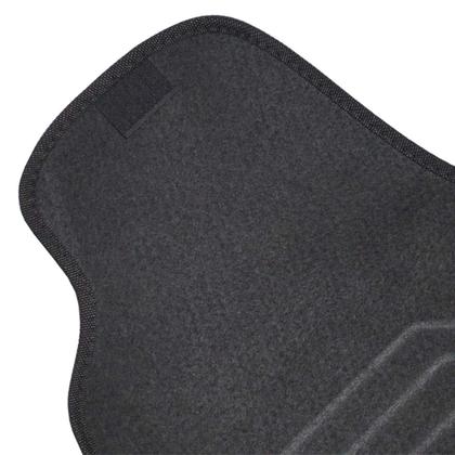 Imagem de Jogo Tapete Automotivo Carpete + Lixeira Corsa Classic 2003 à 2015 Soft Logo Bordado Preto 6 Peças