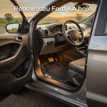 Imagem de Jogo Tapete Automotivo Ford Ka 2014 A 2021 Emborrachado