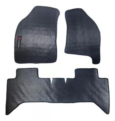 Imagem de Jogo Tapete Borracha Com Bordado Toyota Hilux 2005 A 2014 - 800.508