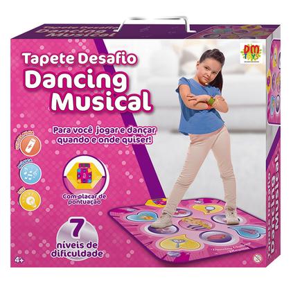 Imagem de Jogo Tapete De Dança Musical Com Pontuação Eletrônica Luzes Interativas 7 Níveis