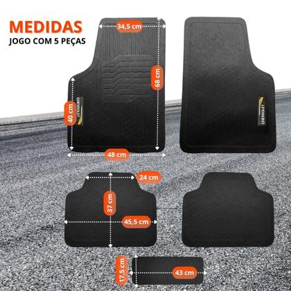 Imagem de Jogo Tapete Onix 2012 2013 2014 2015 Borracha com Logo