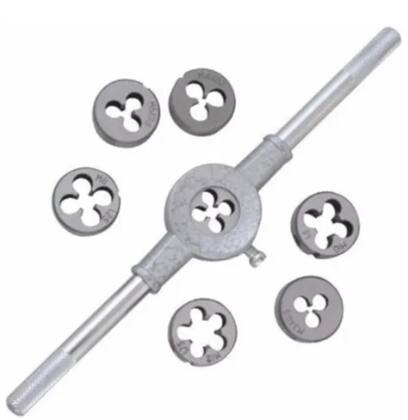 Imagem de Jogo Tarraxa + Macho Cossinetes Roscas Oficina - 8 pcs