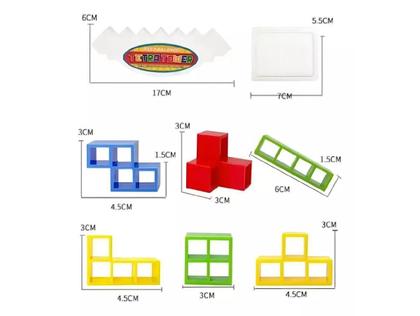 Imagem de Jogo Tetra Tower Bloco De Encaixe Equilibrio Estratégia