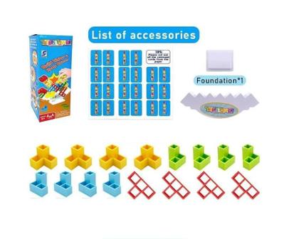 Imagem de Jogo Tetra Tower Bloco De Encaixe Equilibrio Estratégia