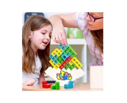 Imagem de Jogo Tetra Tower Bloco De Encaixe Equilibrio Estratégia